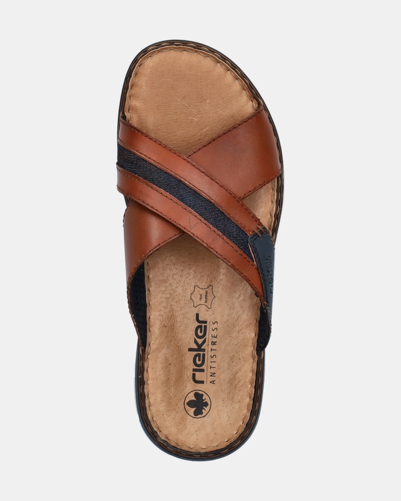 Rieker Slippers  - cognac
