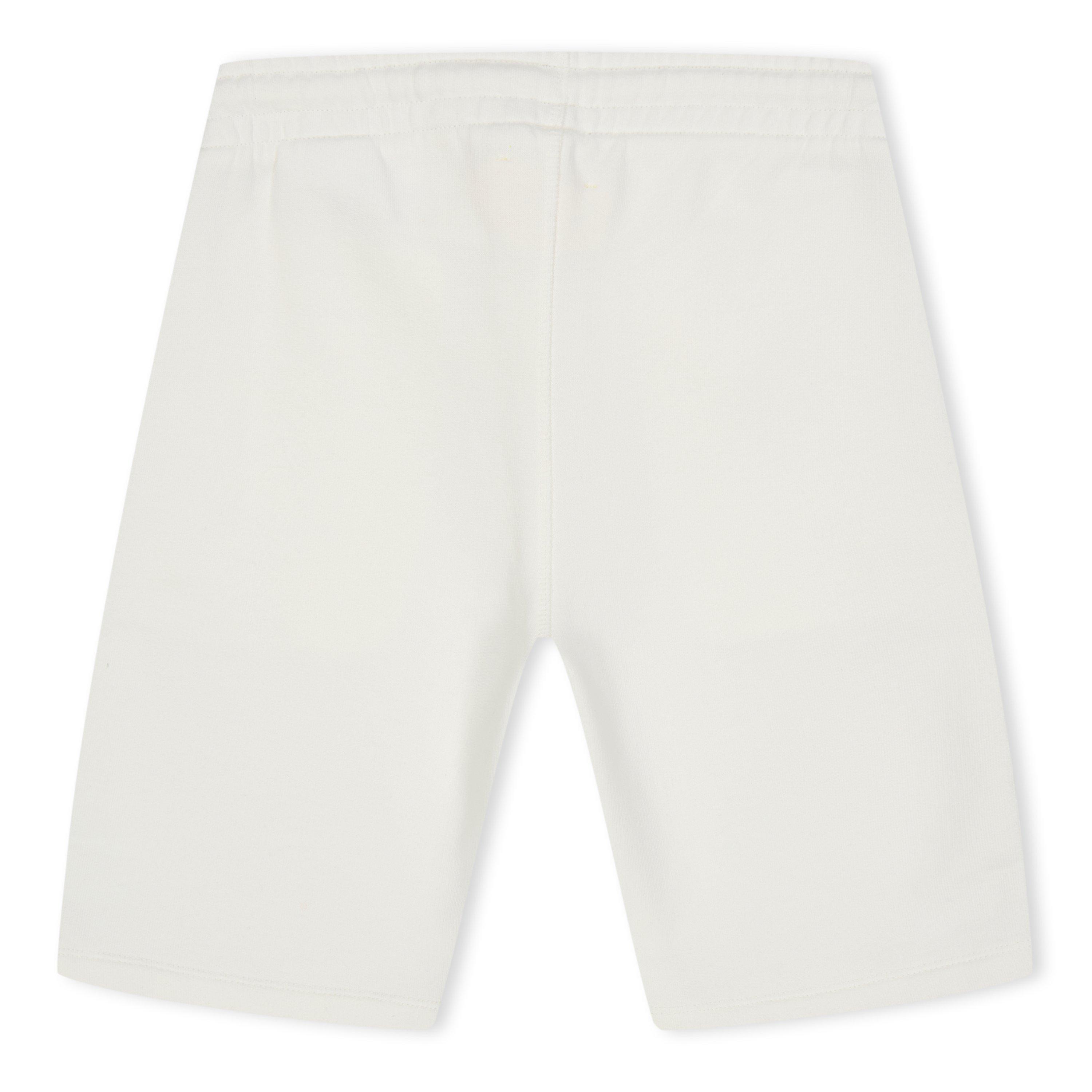 Off White Fleece Shorts