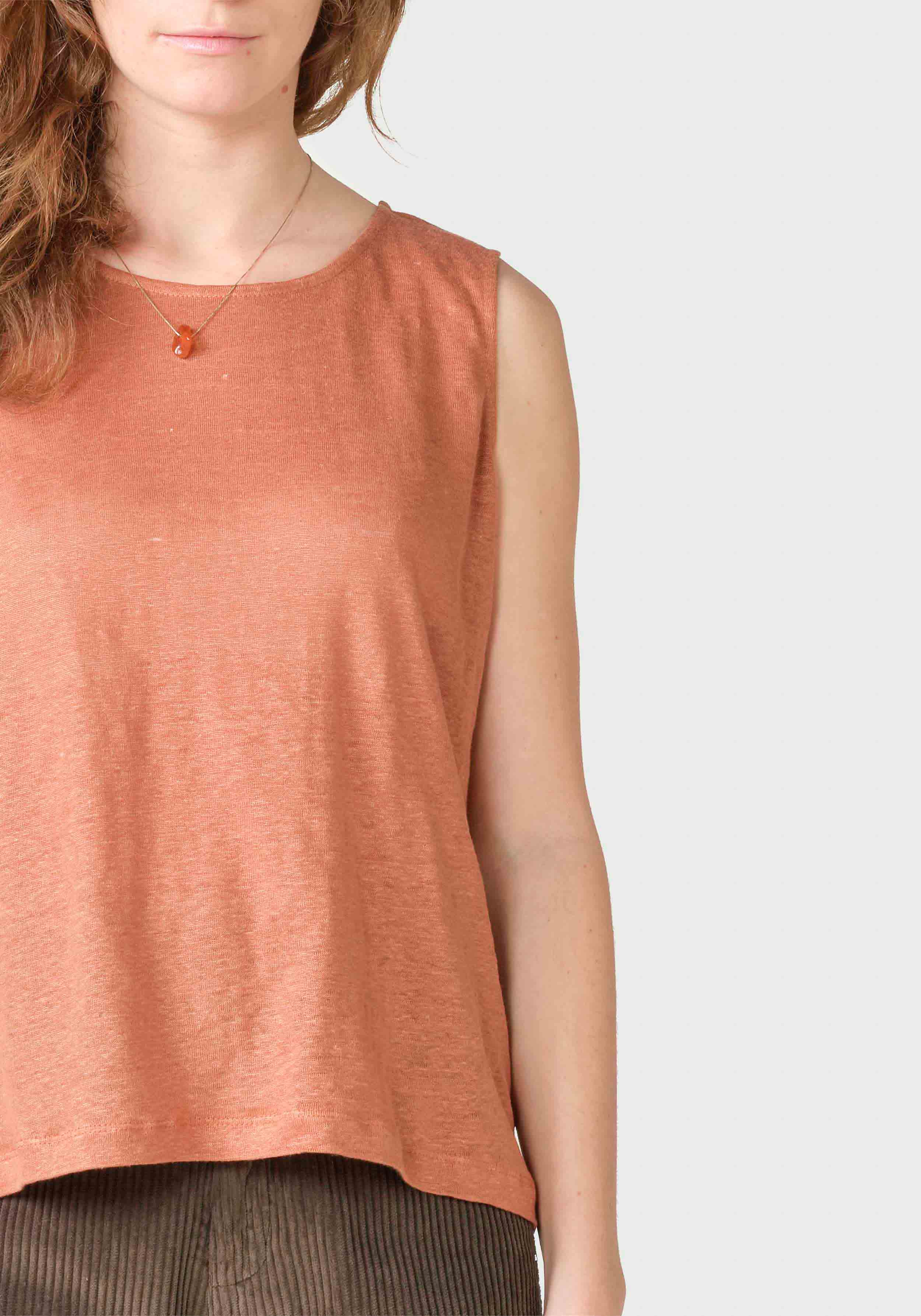 Klitmøller Collective Tank Top Dee Burnt Sienna