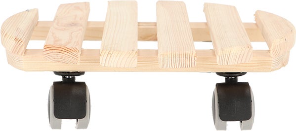 Esschert Design plantentrolley Esschert's Garden naturel D 28,8 H 8,3 cm
