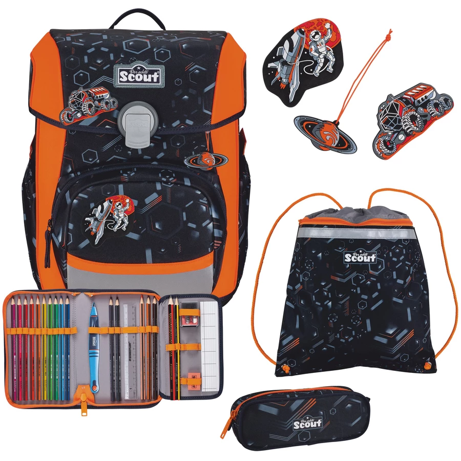 Scout Neo DIN - Schulranzen Set 4tlg. Space Data
