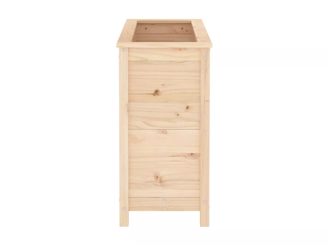 Jardinière 82,5x40x78 cm bois de pin massif
