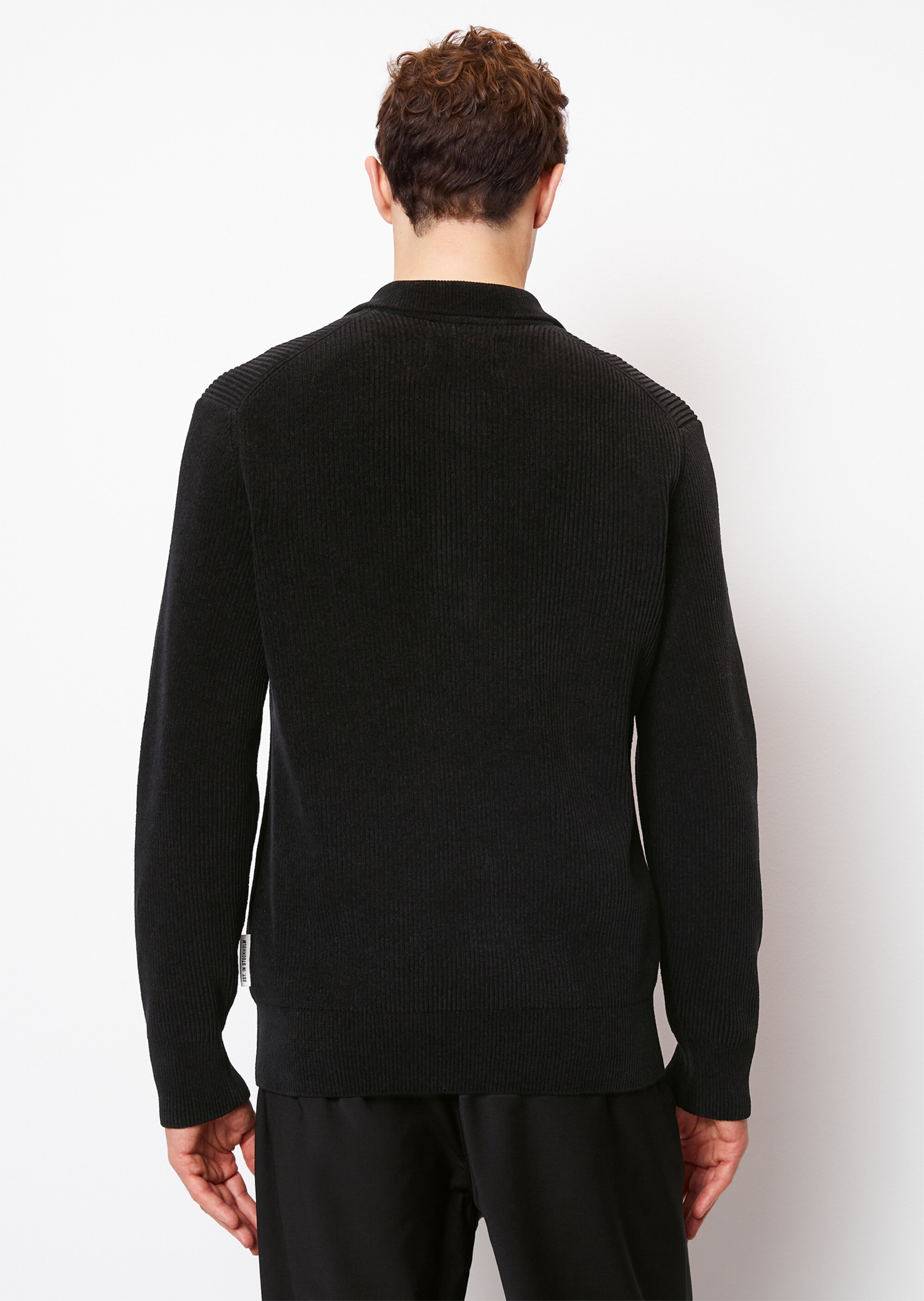 DfC Pullover im Polo-Stil regular aus Bio-Baumwoll-Chenille