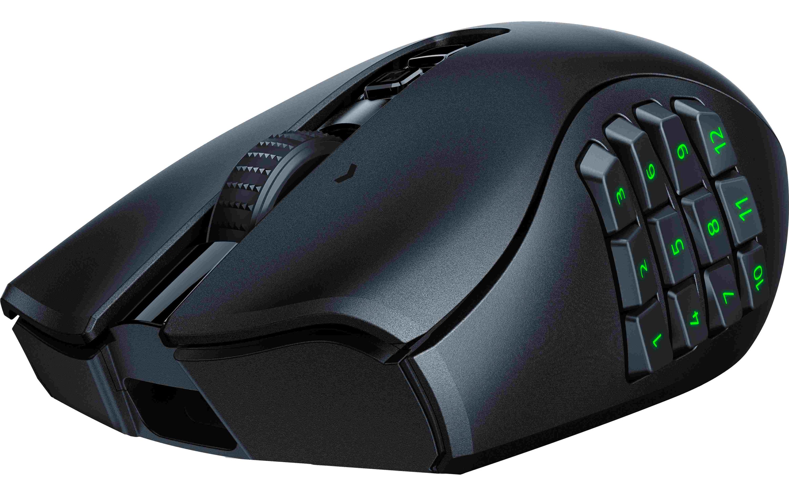 Gaming-Maus Naga V2 Pro<br>Kabellose Gaming-Maus mit optischem 30'000 dpi Sensor und RGB-Beleuchtung