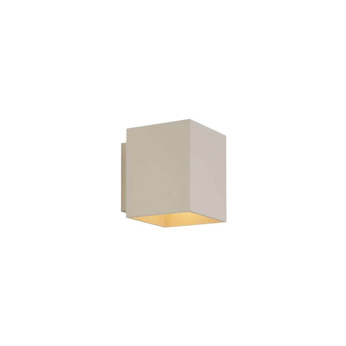 Moderne wandlamp beige G9 vierkant - Sola