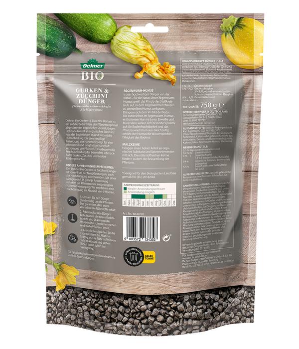 Dehner Bio Gurken- und Zucchini-Dünger, 750 g