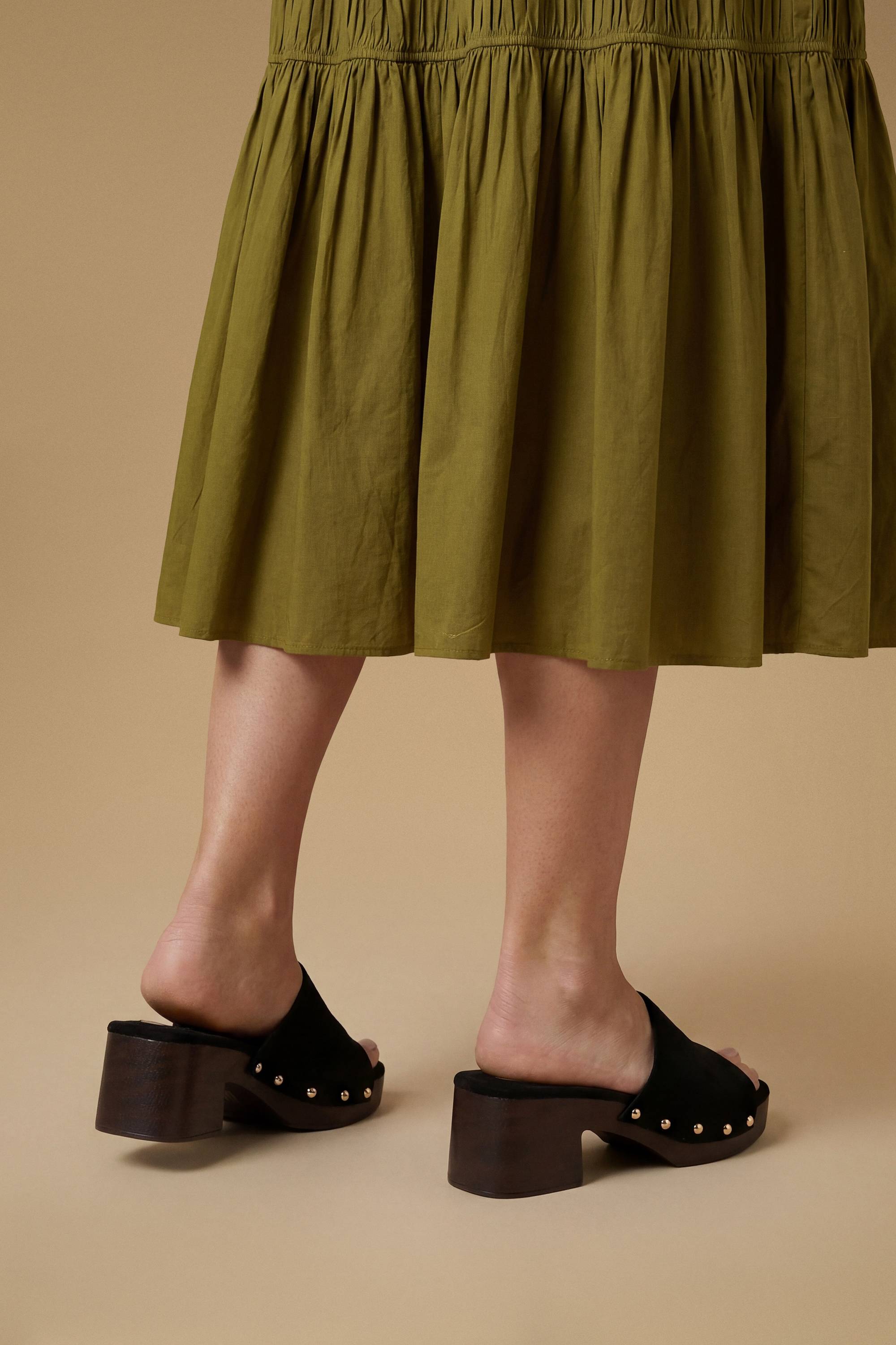 Oasis Sandales Mules À Talons Hauts Henrie En Synthétique