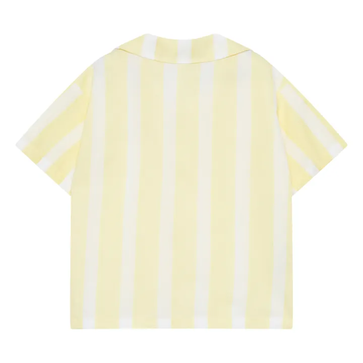 Weekend House Chemise Rayure Coton Bio | Jaune