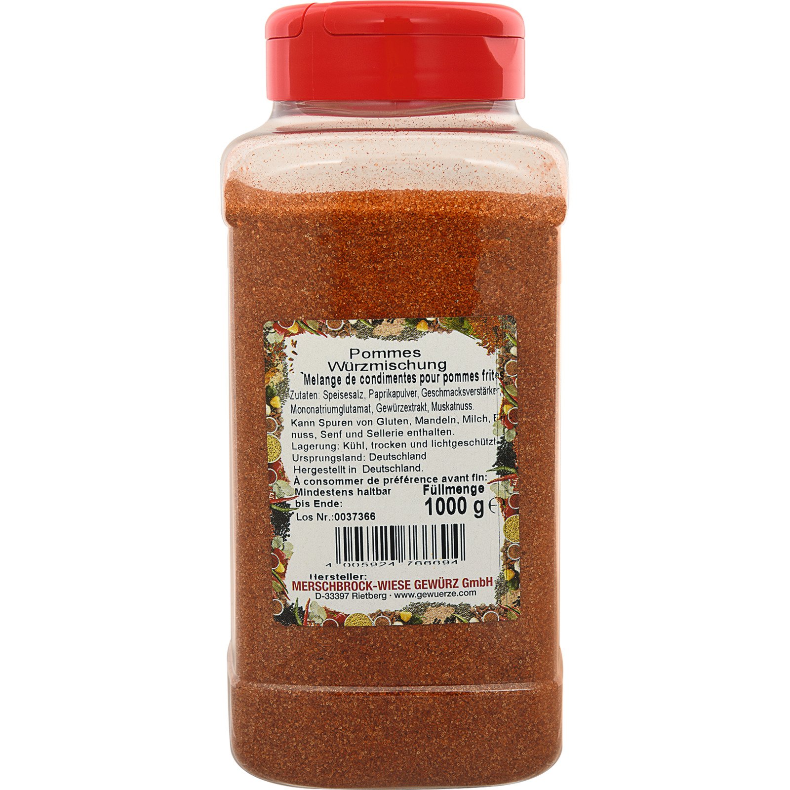 Pommes Würzmischung 1000 g