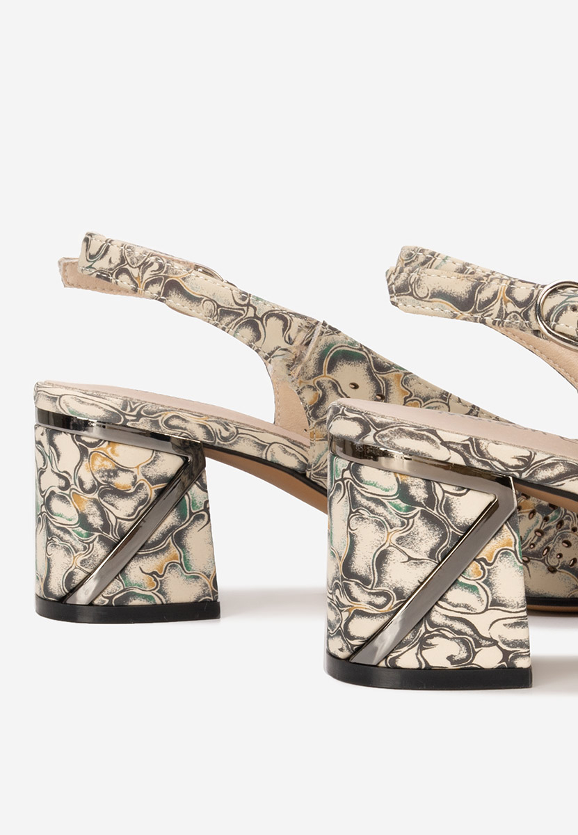 Chaussures slingback multicolores Fermina
