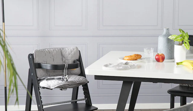 roba® Hochstuhl »Treppenhochstuhl Sit up III, schwarz« () aus Holz