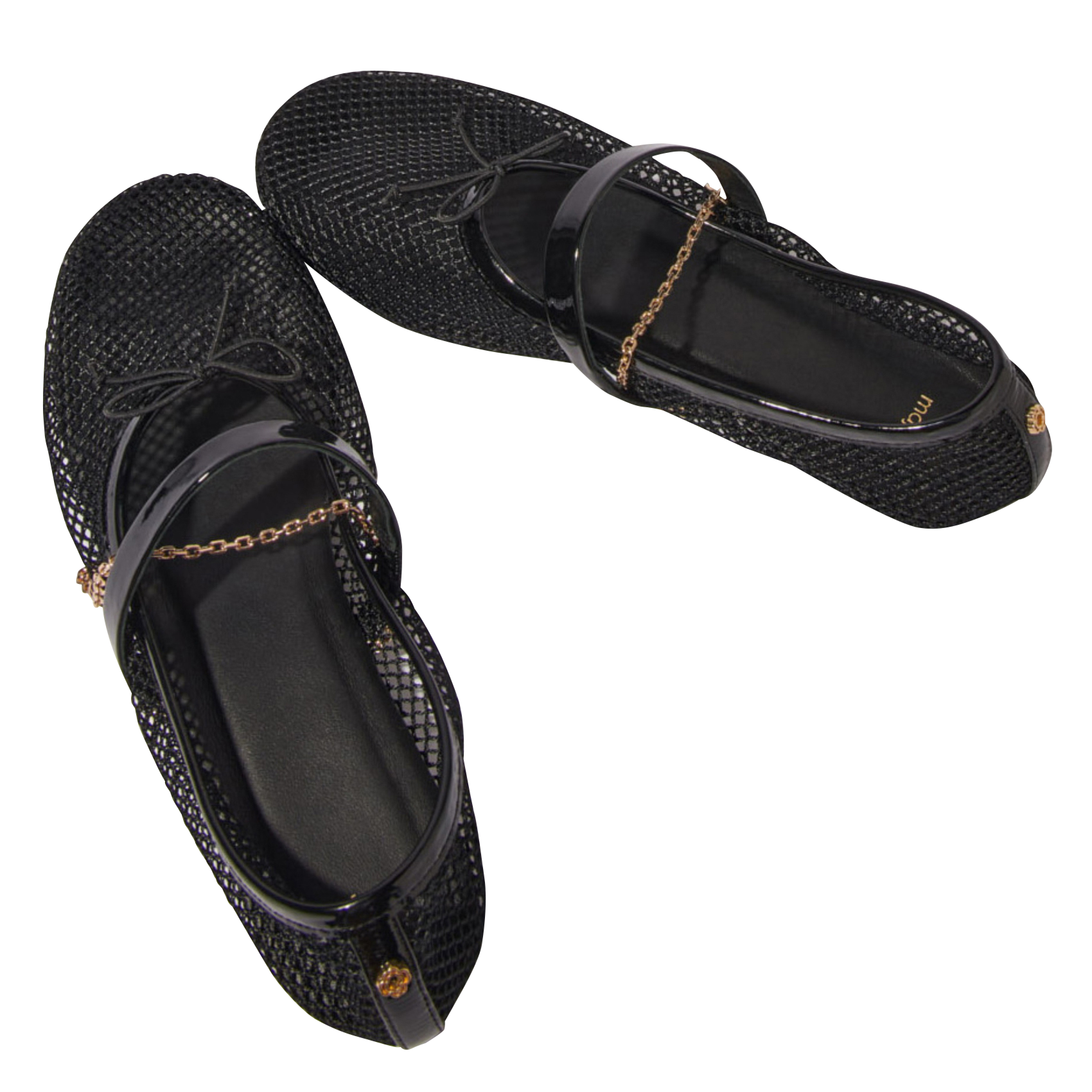 Ballerines en mesh | Noir