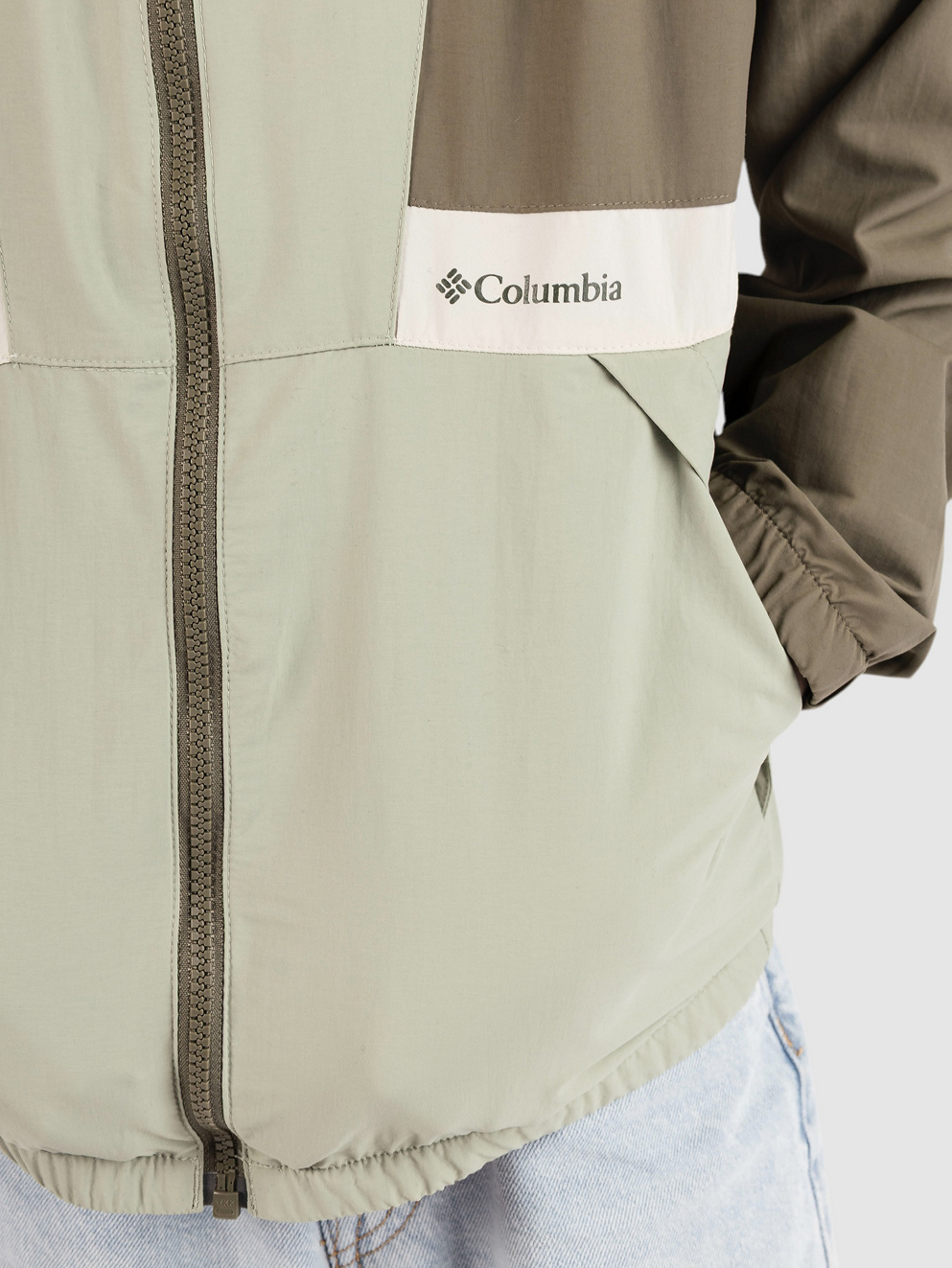 Columbia Spire Valley Kids Jacket stone green/sfri/drk stne