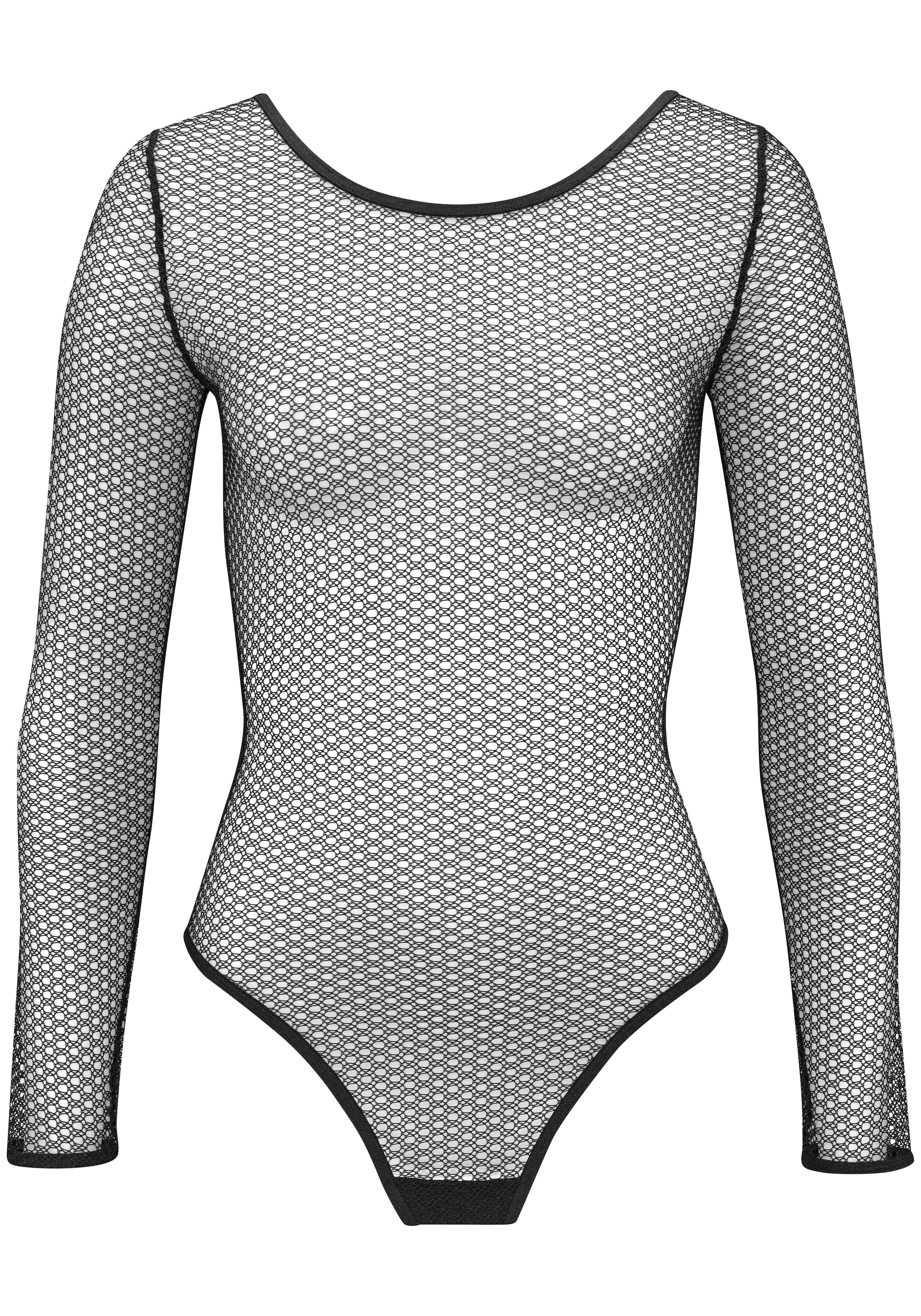 petite fleur gold Stringbody , aus transparentem Mesh, Dessous, Reizwäsche