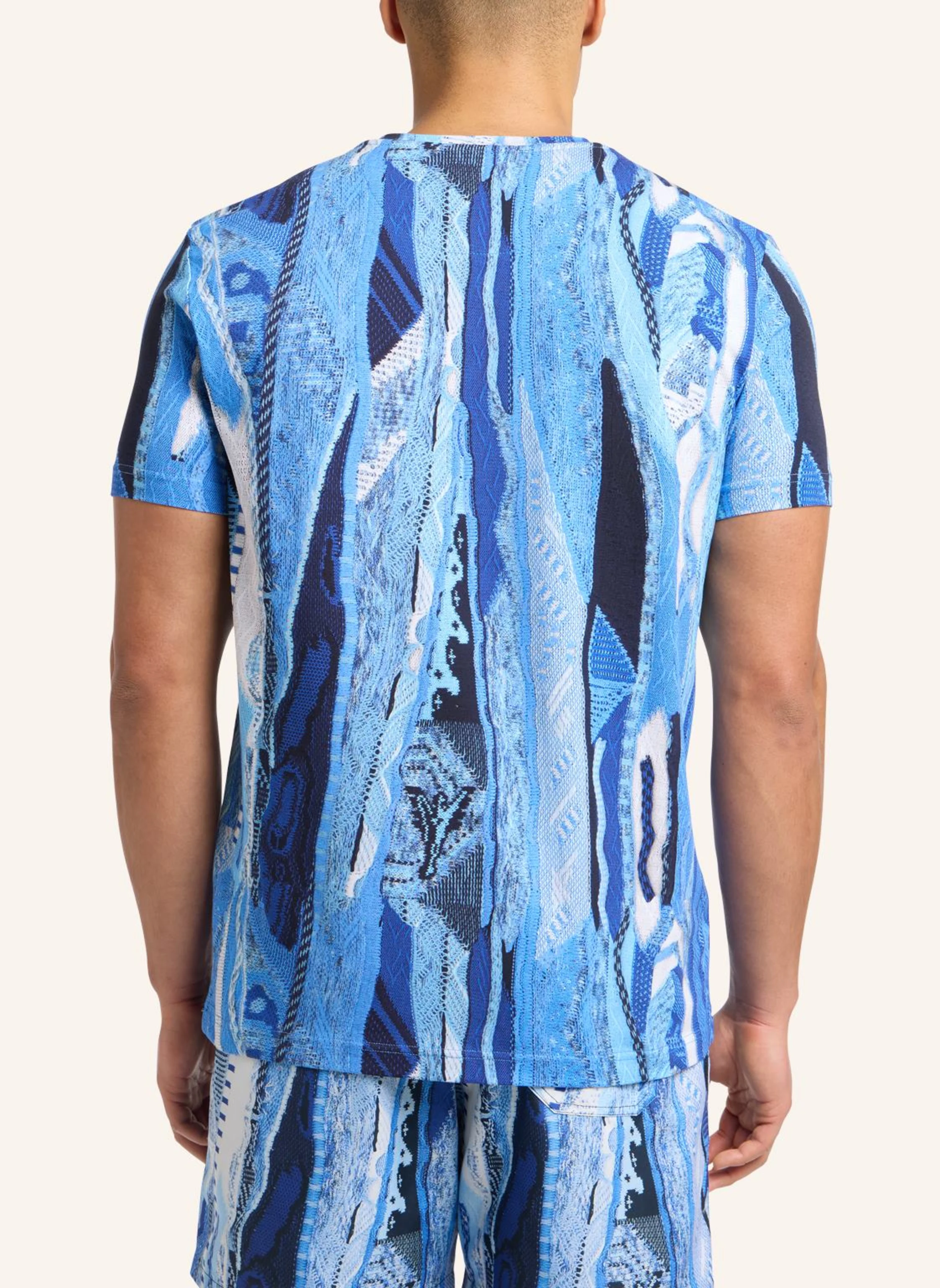 CARLO COLUCCI T-Shirt mit Knitprint EGON