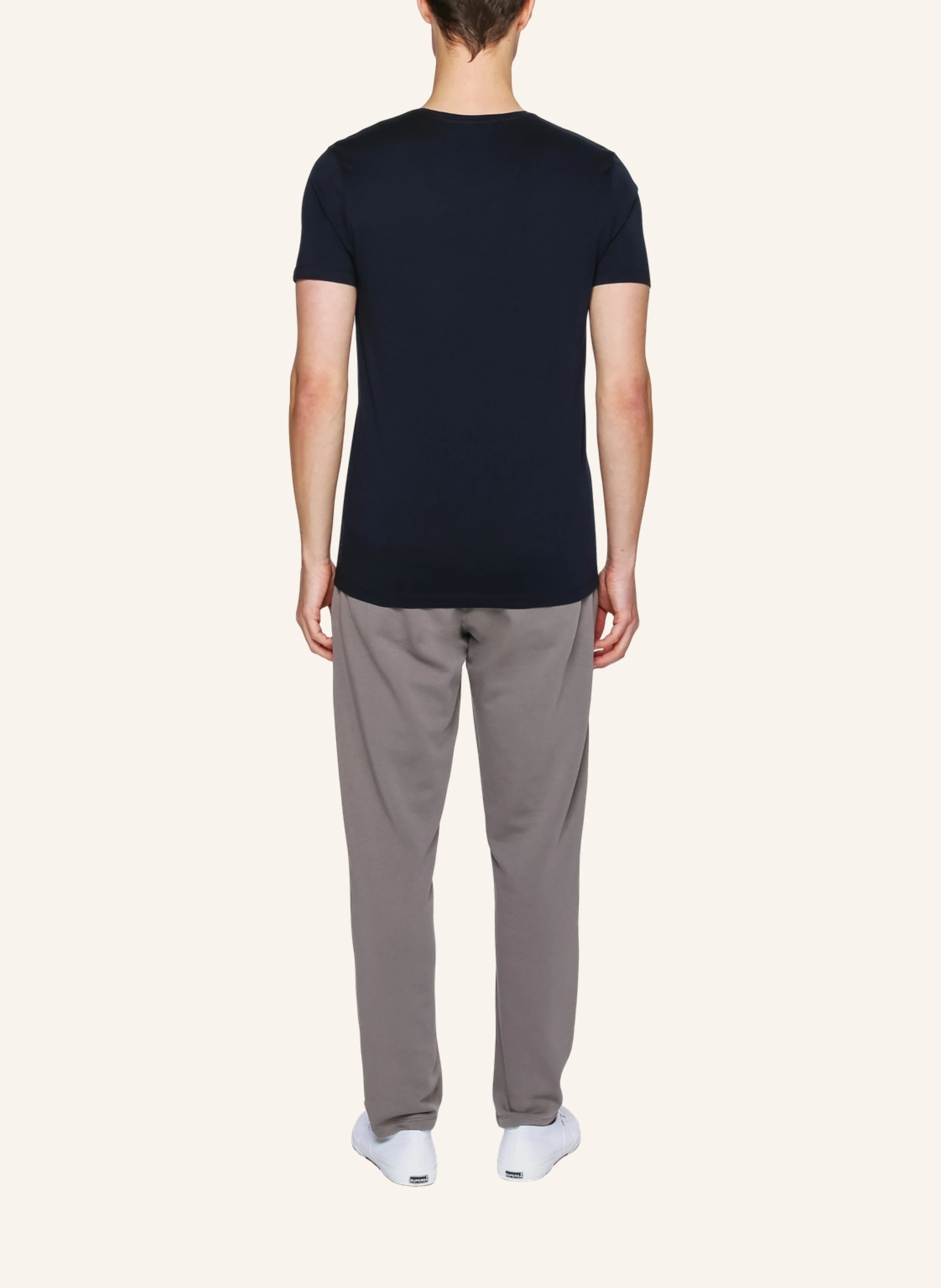 TRUSTED HANDWORK Round Neck 1/2-Sleeve T-Shirt