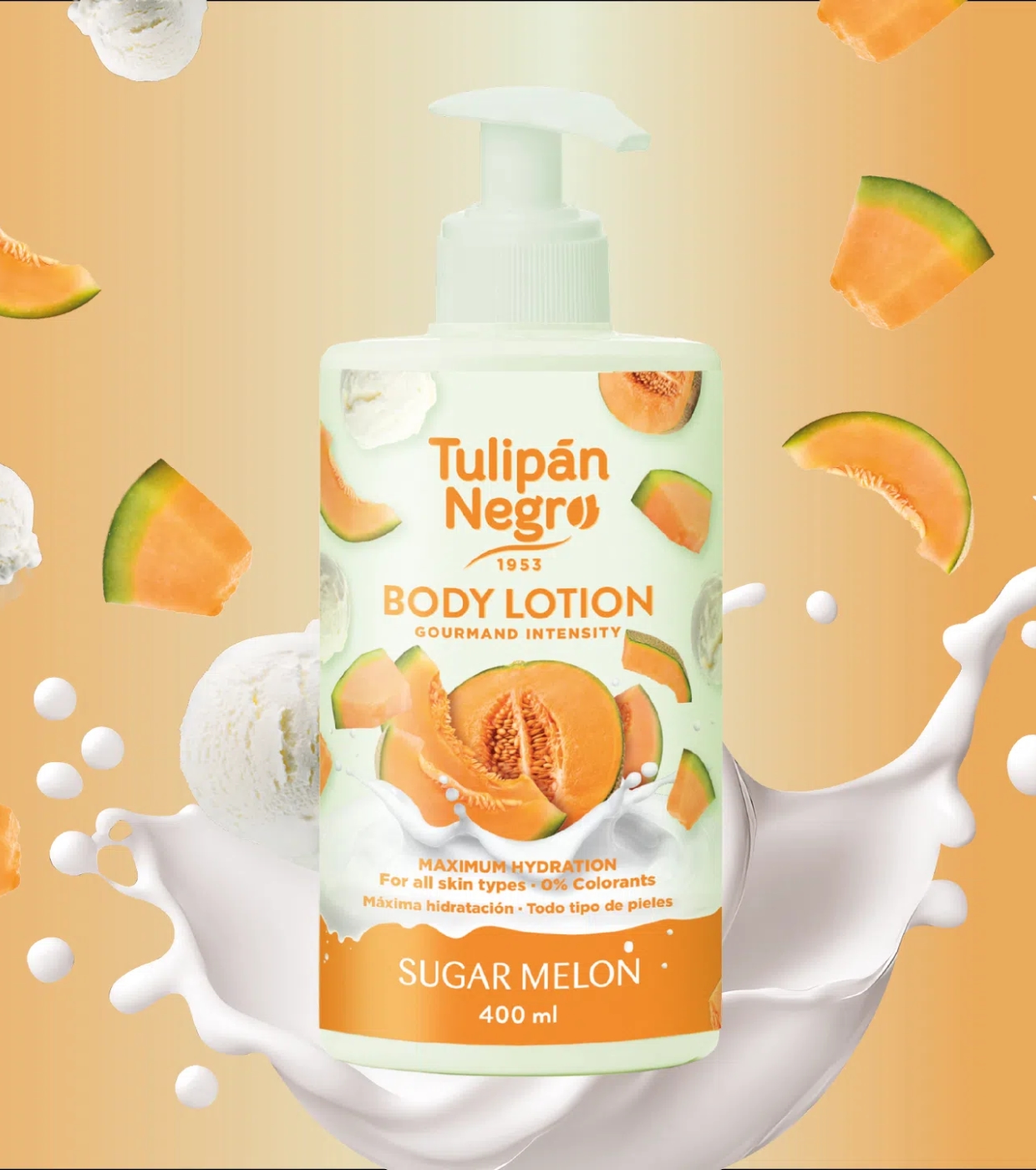 Tulipán Negro - *Gourmand Intensity* - Loção Corporal - Sugar Melon