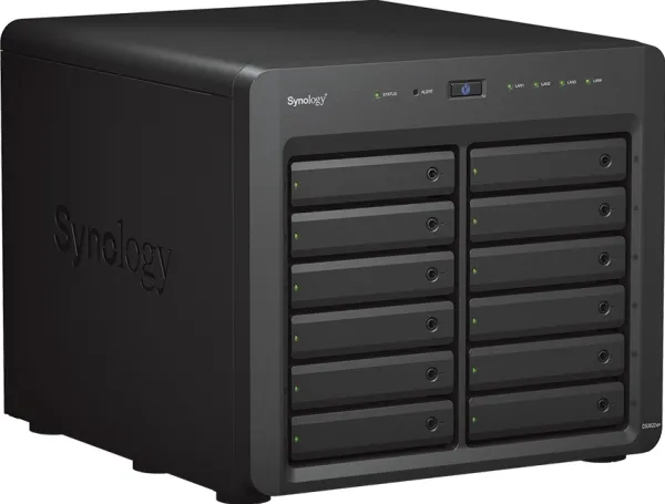 Synology Disk Station DS3622XS  - NAS-server - 12 bays - SATA 6Gb/s - RAID 0, 1, 5, 6, 10, JBOD, RAID F1 - RAM 16 GB - Gigabit Ethernet / 10 Gigabit Ethernet - iSCSI support