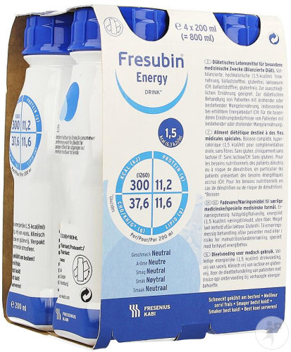 Fresubin Energy Drink Neutre Flacons 4x200ml