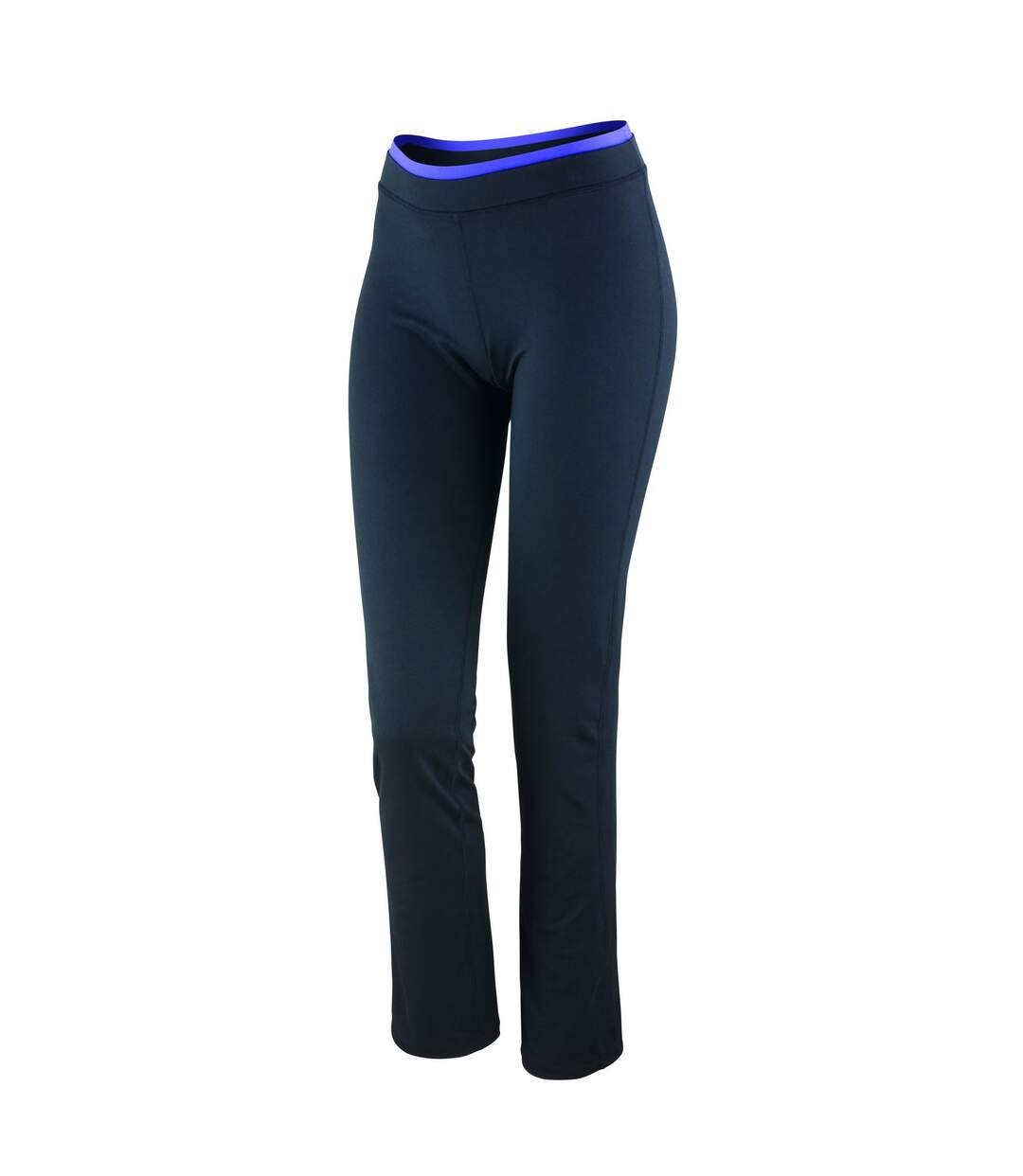 Spiro Fitness - Pantalon de sport - Femme (Noir/Lavande) - UTRW4777