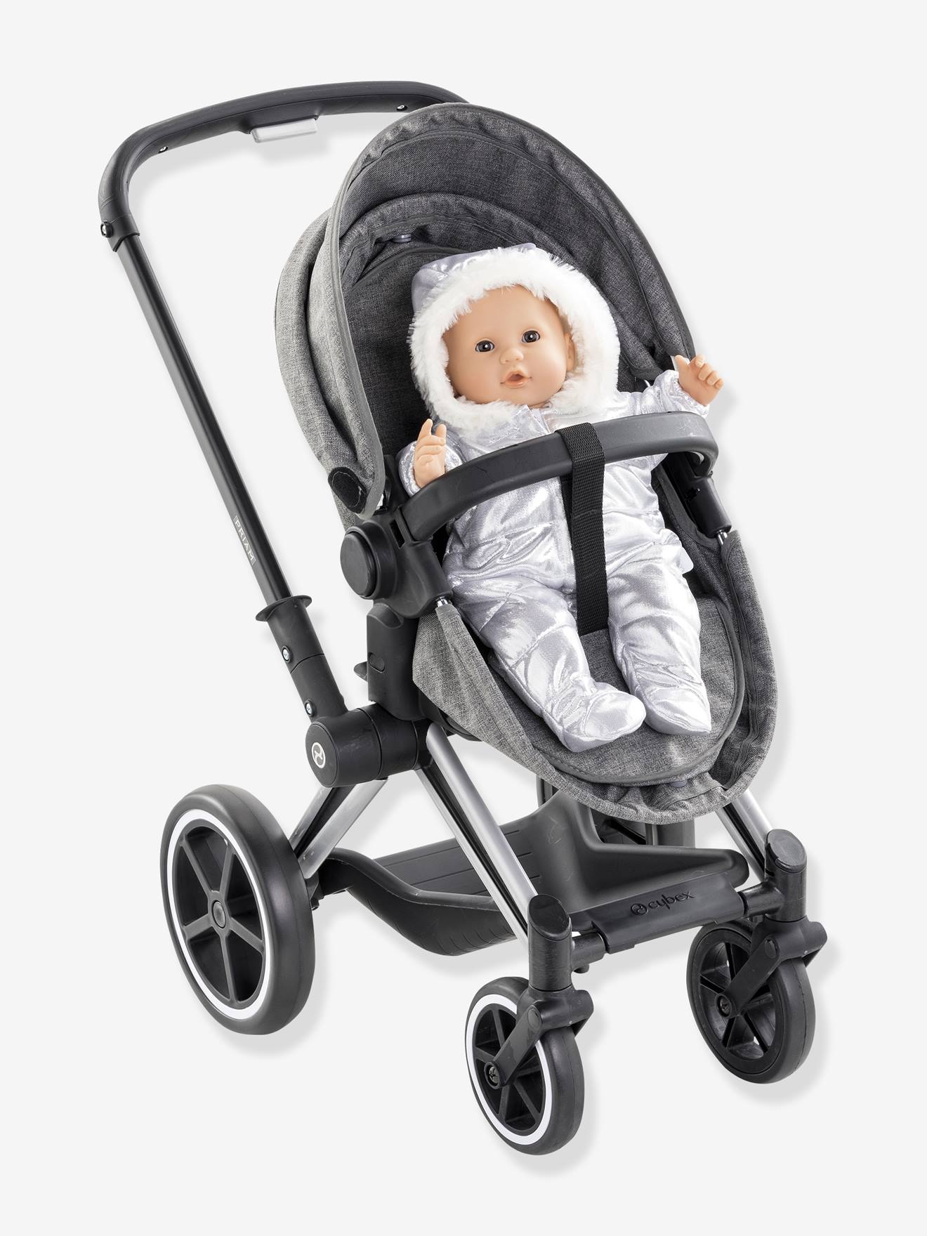 Carrinho de Bebê Cybex Corolle 3 em 1, Cinza