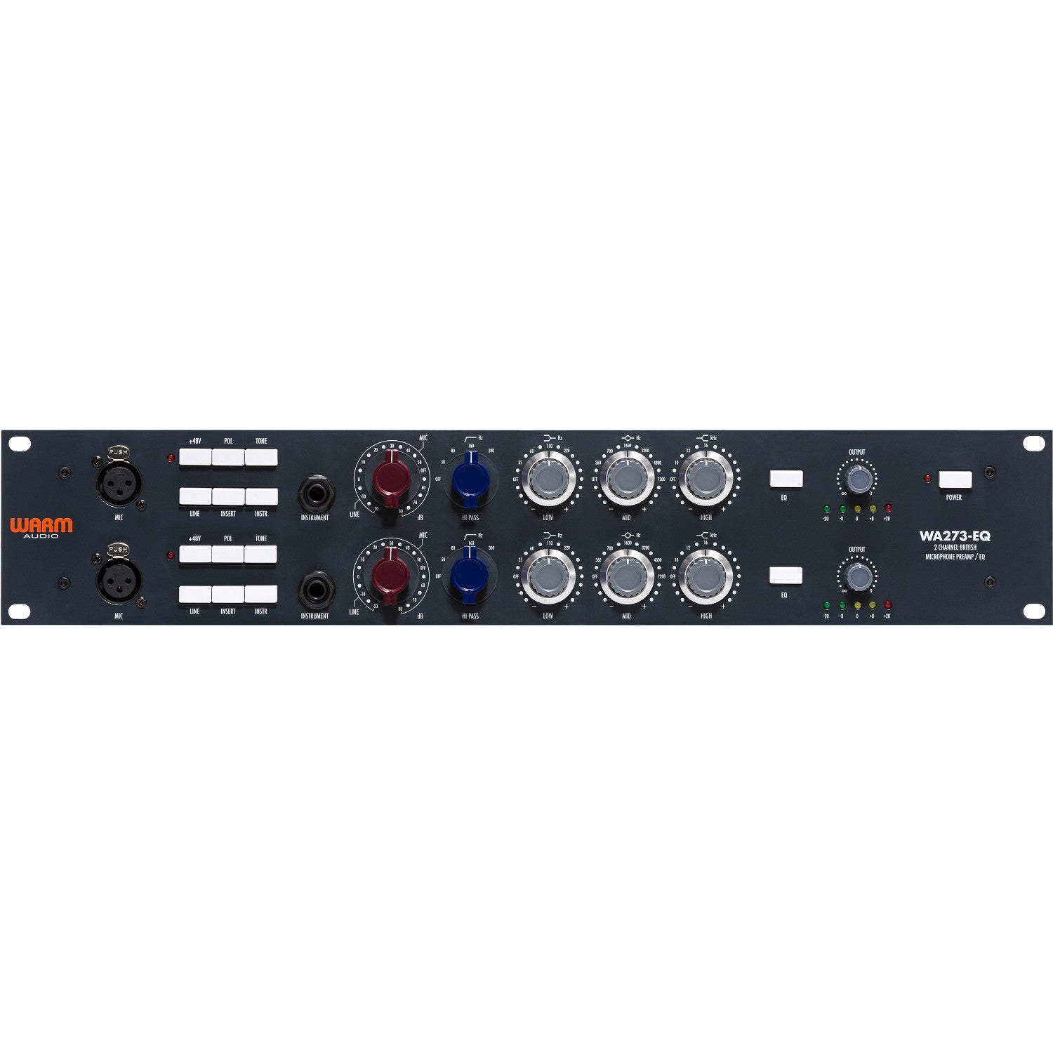 Warm Audio WA273-EQ 2-kanaals microfoon preamp en EQ