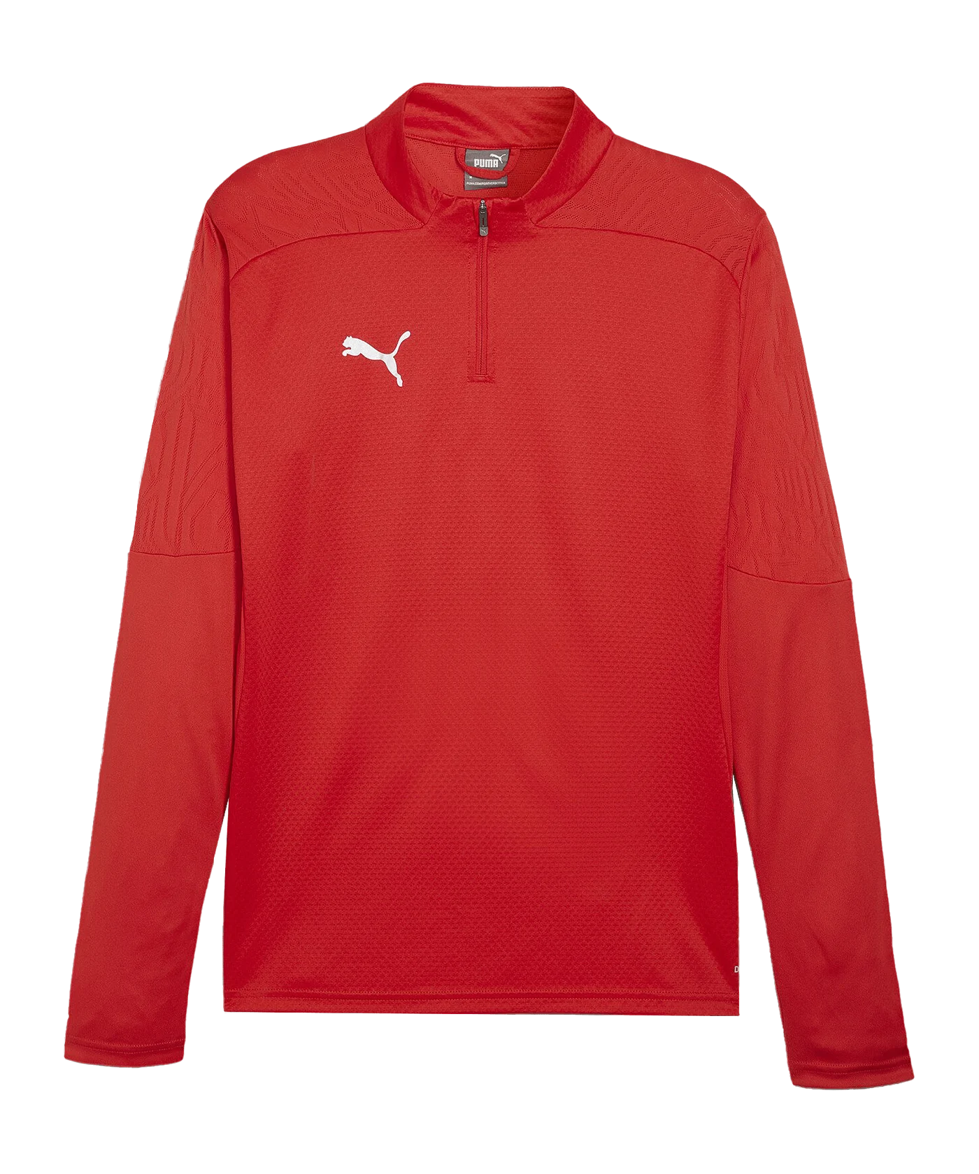 PUMA teamFINAL Training 1/4 Zip Sweatshirt Rot F01