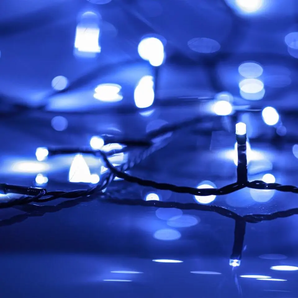 vidaXL - Led-slinger - Blue - 15 m