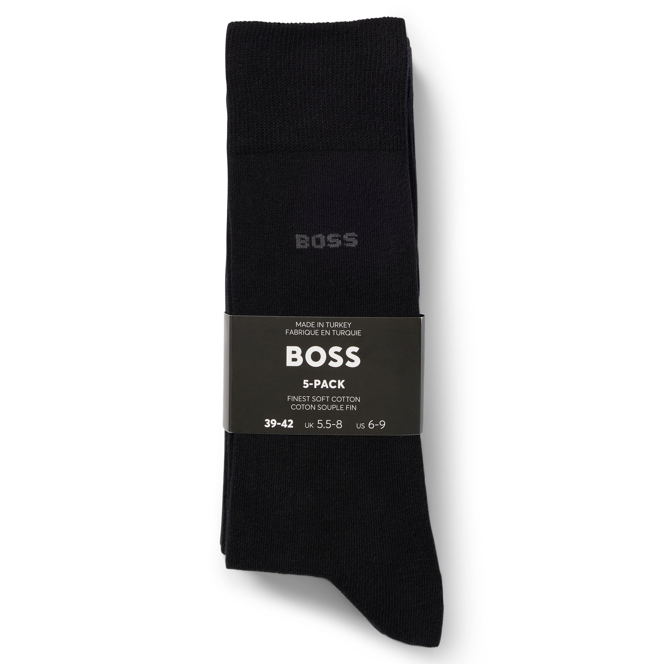Lot de quatre paires de chaussettes| Noir
