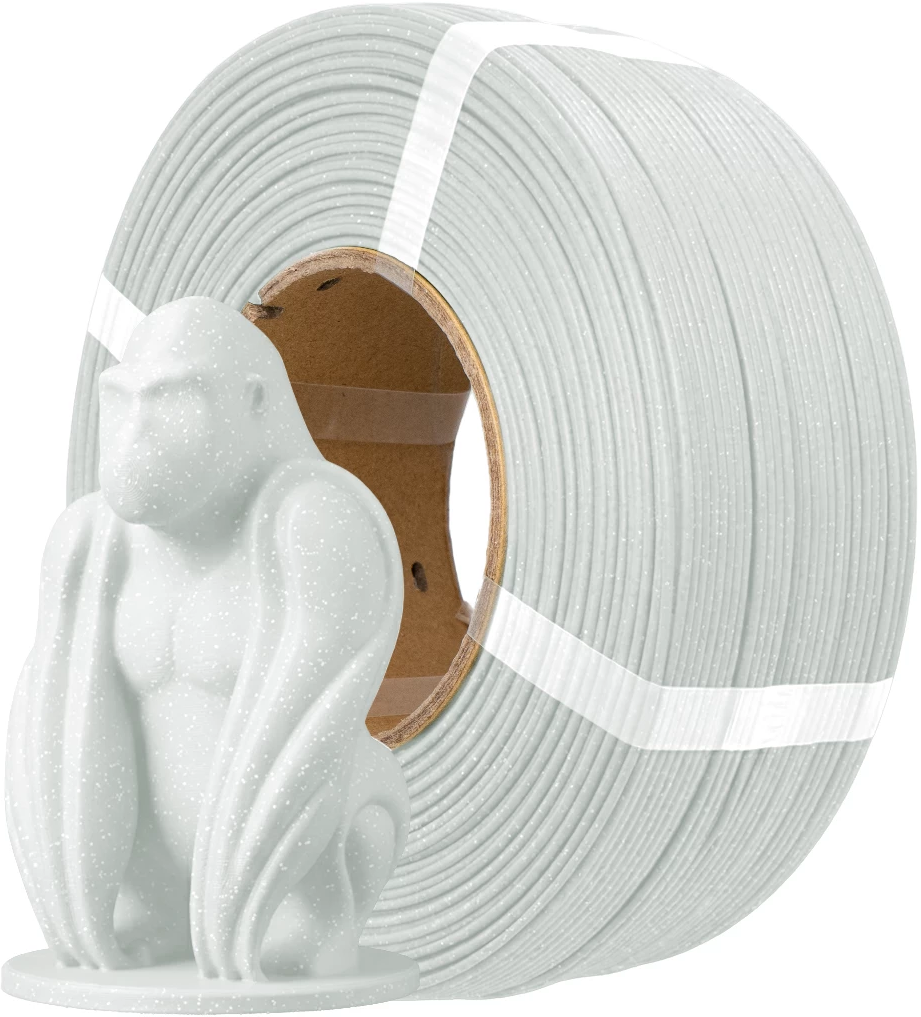 AzureFilm  PLA Refill Foggy White, 1,75 mm / 1000 g    PLA mit guten mechanischen Eigenschaften, ohne Spule