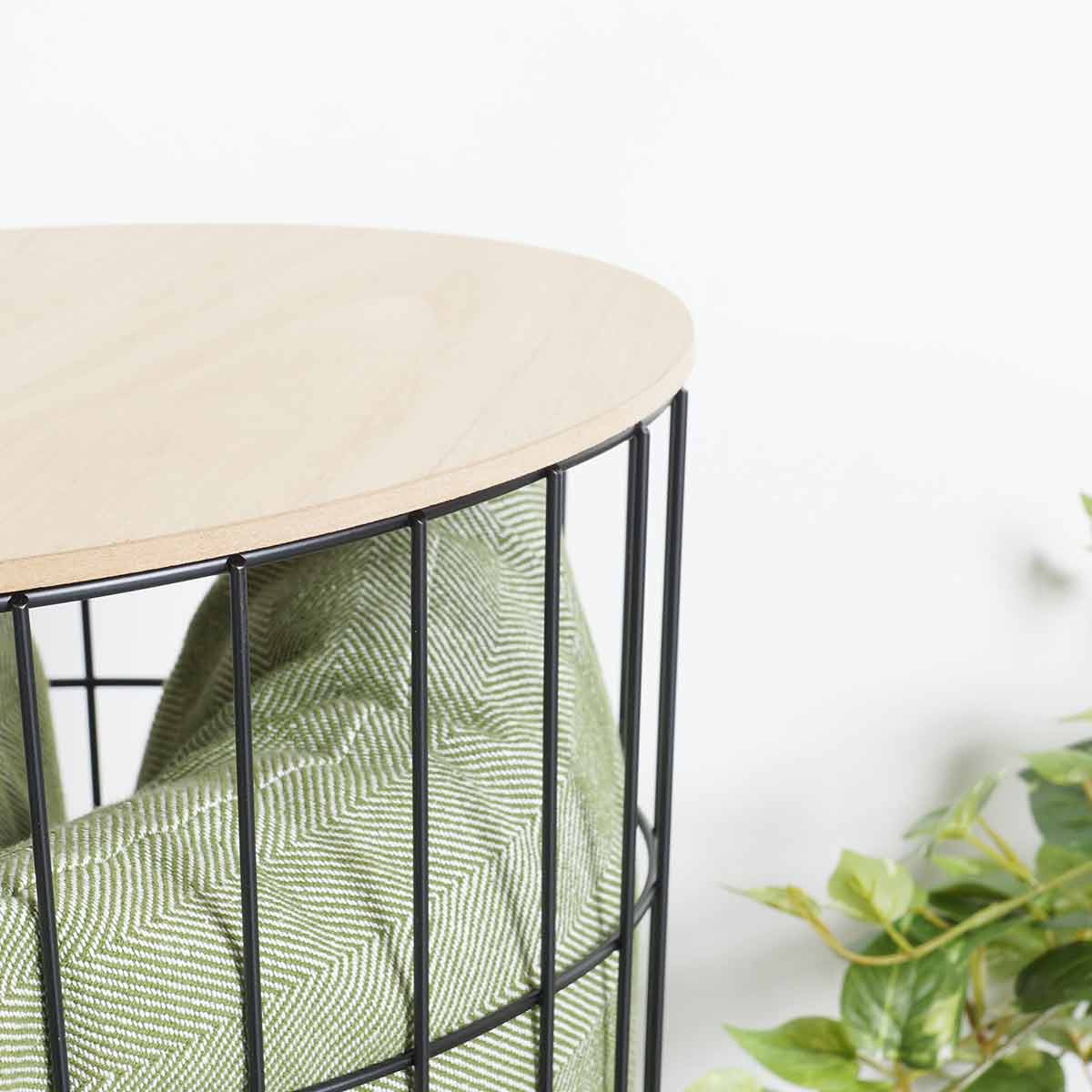 Bijzettafel Rens Klein zwart