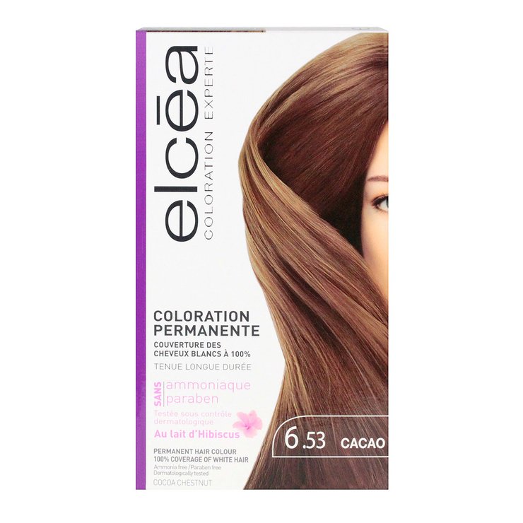 Coloration permanente couleur 6.53 cacao