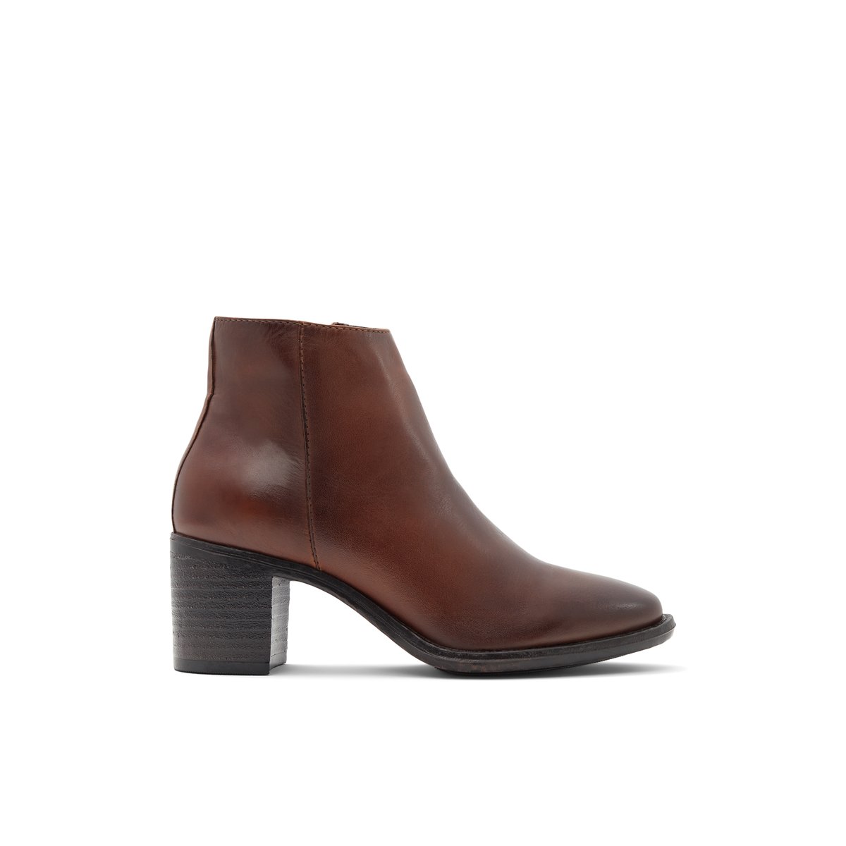 LUCA FERRI-Algieba-Bottillon - Talon bloc - Cognac