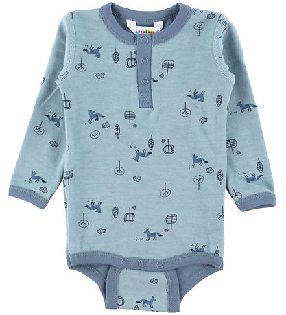 Joha Body L/æ - Wolle/Baumwolle - Blau