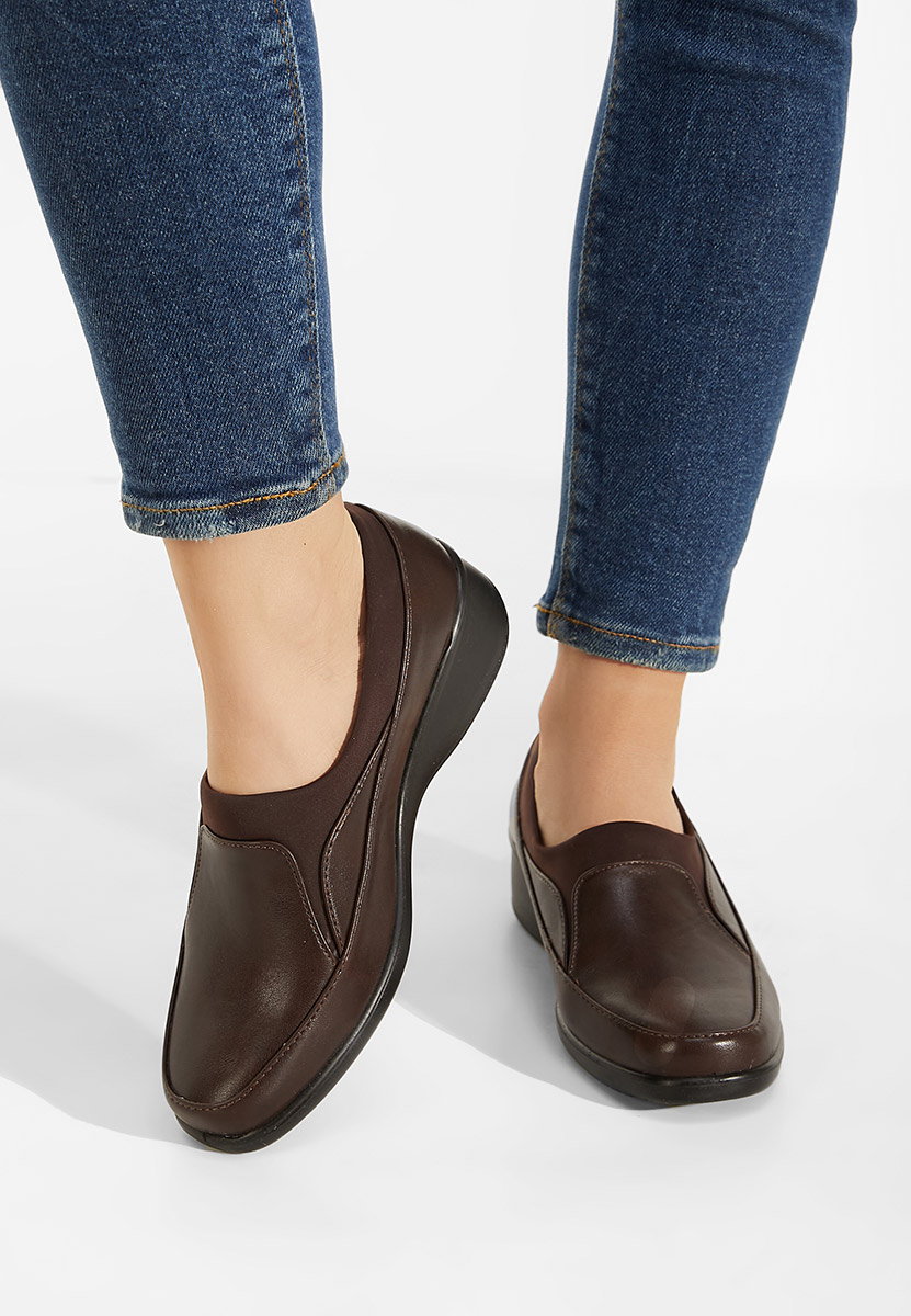 Mocassins femme bruns Faenza