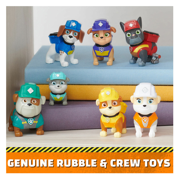 PAW Patrol Rubble en Crew Speelfiguren, 7st.