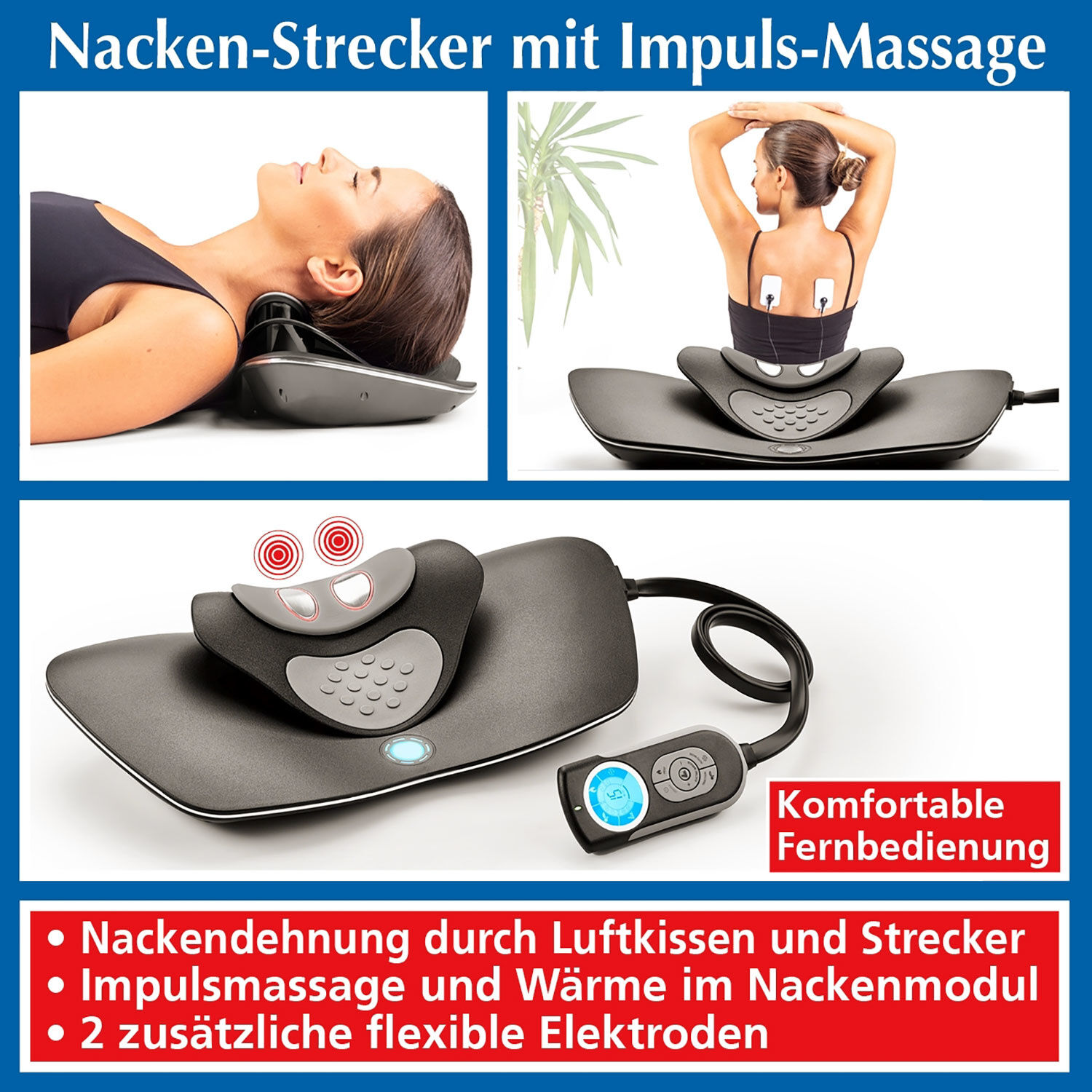 Nacken-Strecker – dehnt sanft aber effektiv