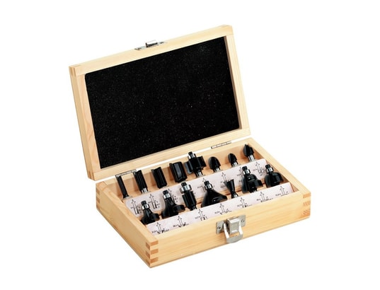 METABO - Coffret embouts de fraisage Coffret de fraises-sp, 15-pcs pour défonceuse