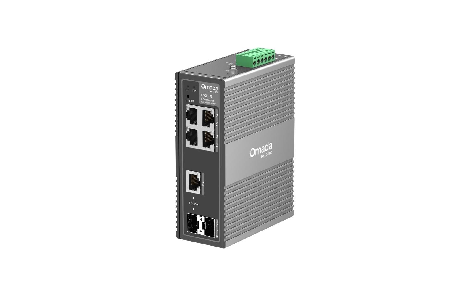 Switch Omada IES206G 6 Port<br>TP-Link Omada IES206G Netzwerk-Switch Managed Gigabit Ethernet (10/100/1000) Schwarz