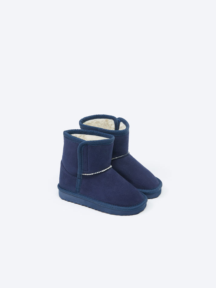 Bota forrada - Azul Marinho
