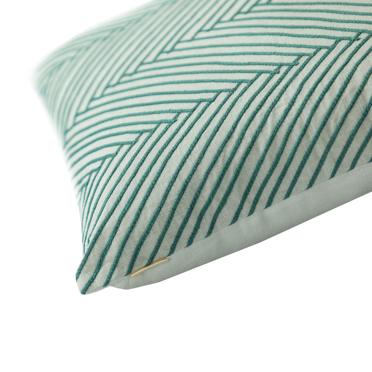 Kussen linnen Dori line seablue