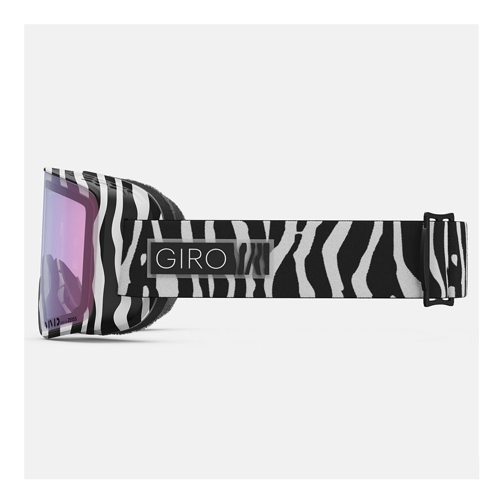 Giro METHOD - Masque ski + écran supplémentaire Homme black/white animal/vivid emerald