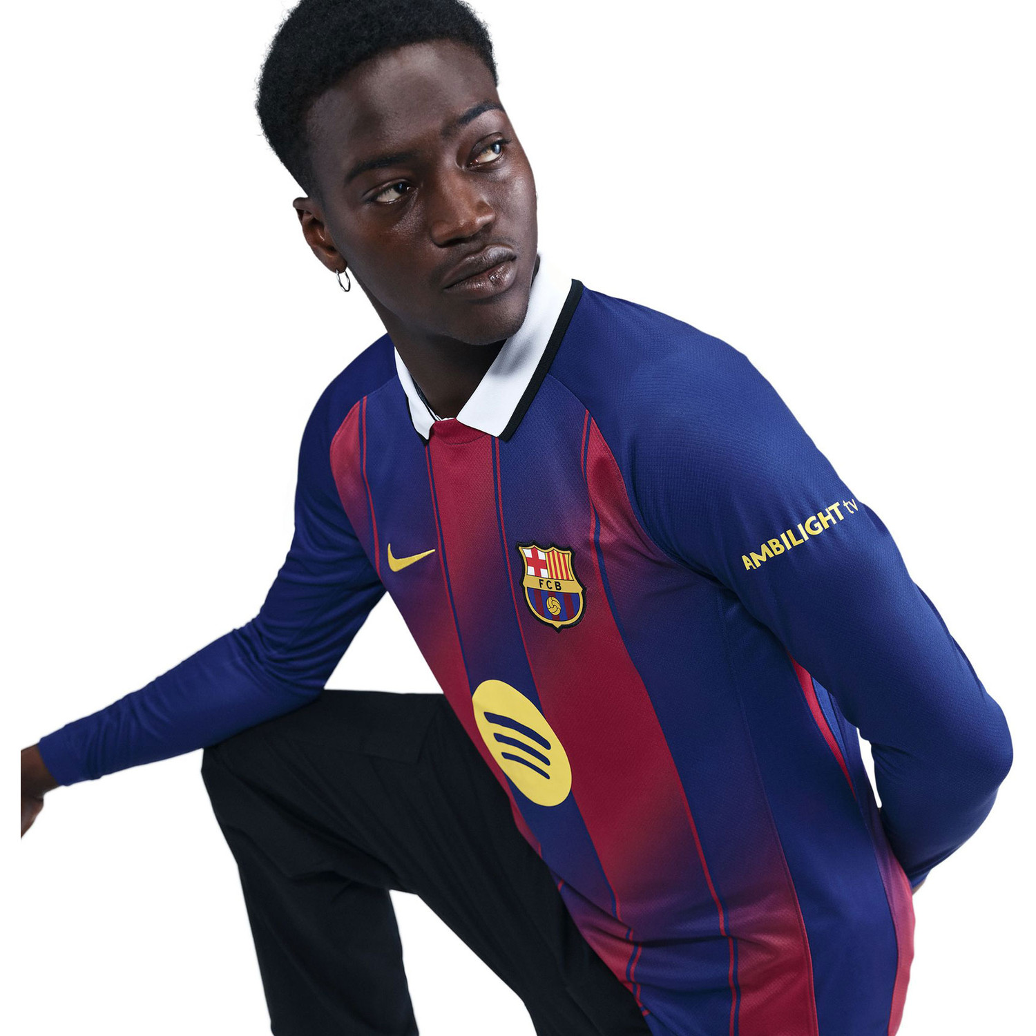 Nike FC Barcelona Thuis Shirt Longsleeve 2025/2026