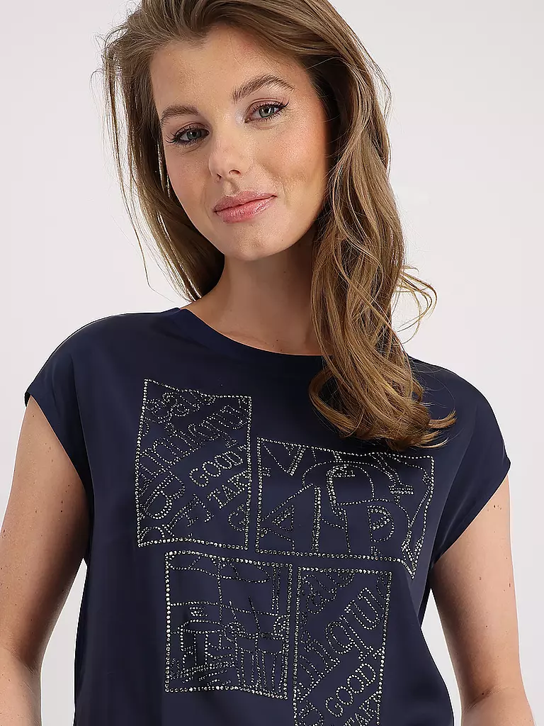 MONARI Blusenshirt dunkelblau