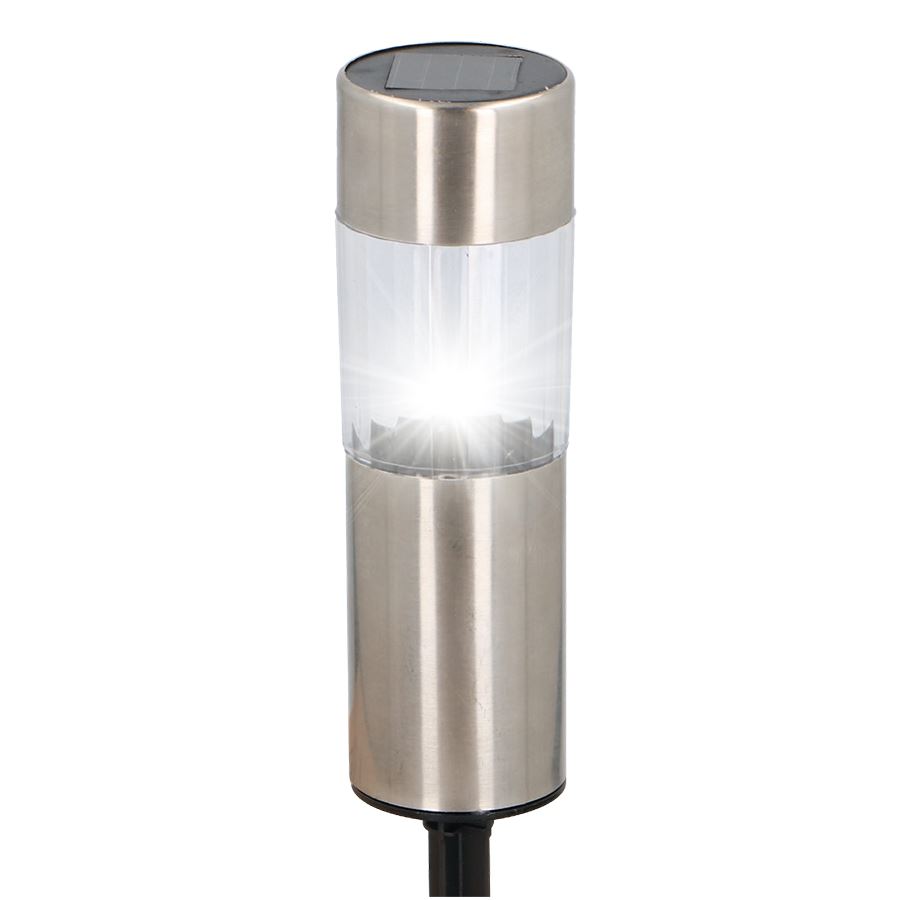 LED-Solar-Gartenleuchten 6er-Set Warmweiß
