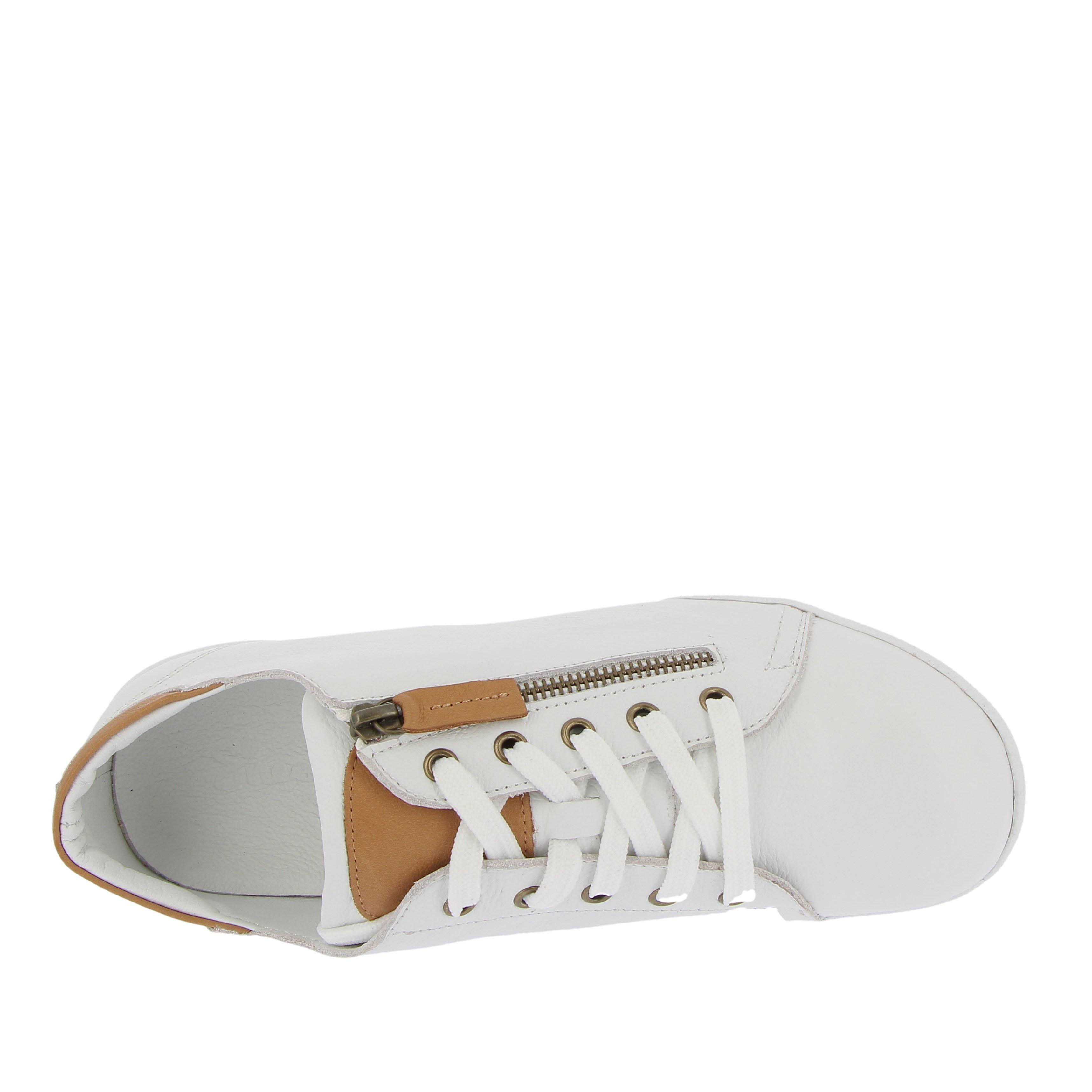 Schnürschuhe mit dekorativem Reißverschluss
