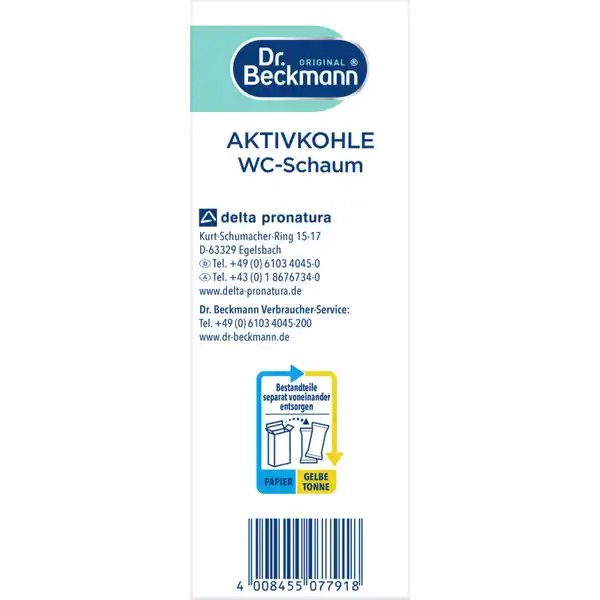 Aktivkohle WC-Schaum Zitrus