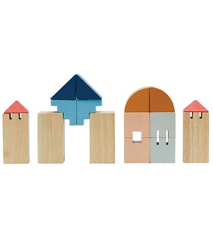 PlanToys Tr?leget?j - Kreative Klodser - 30 Dele