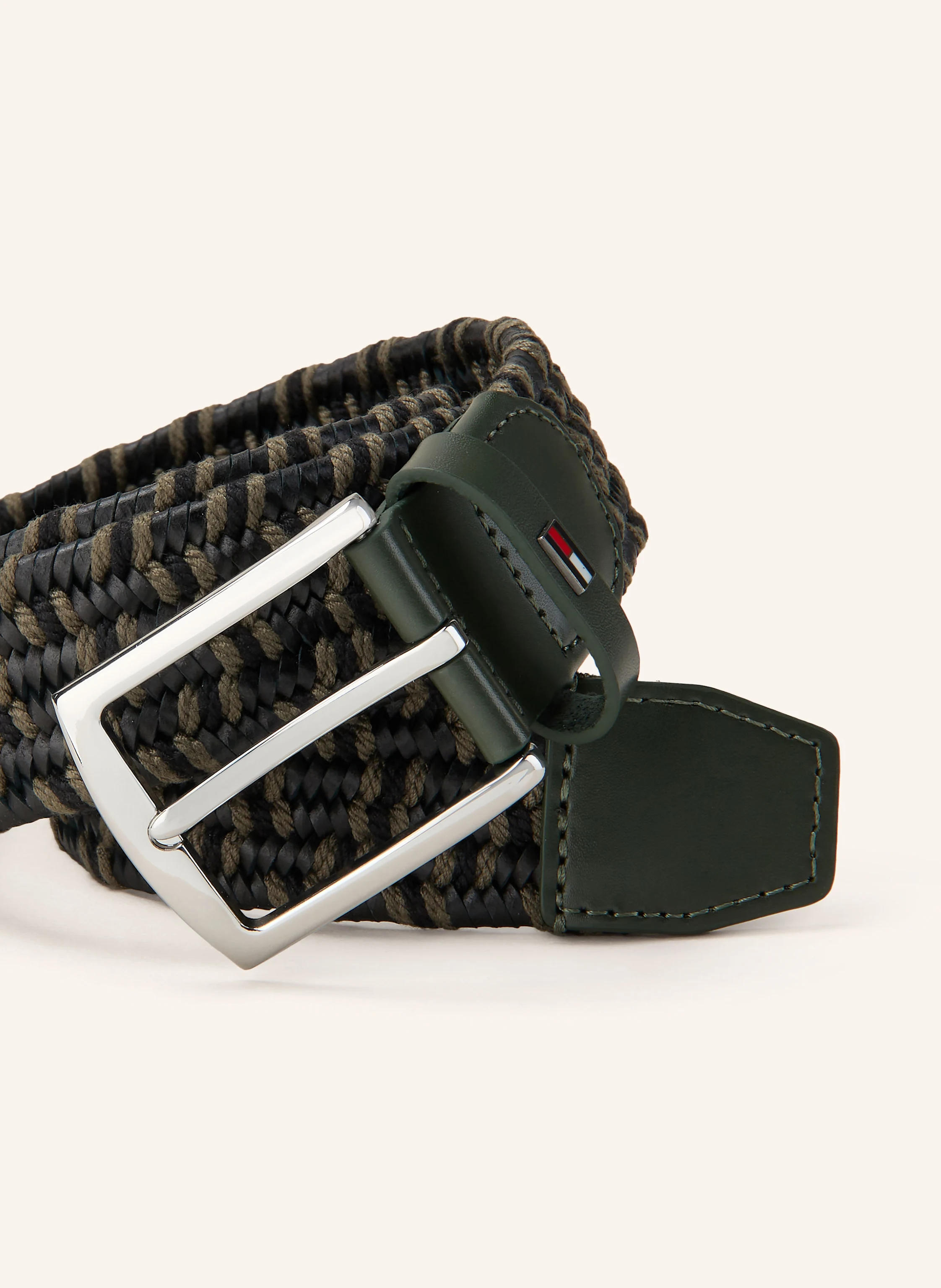 TOMMY HILFIGER Ledergürtel DENTON in Flechtoptik