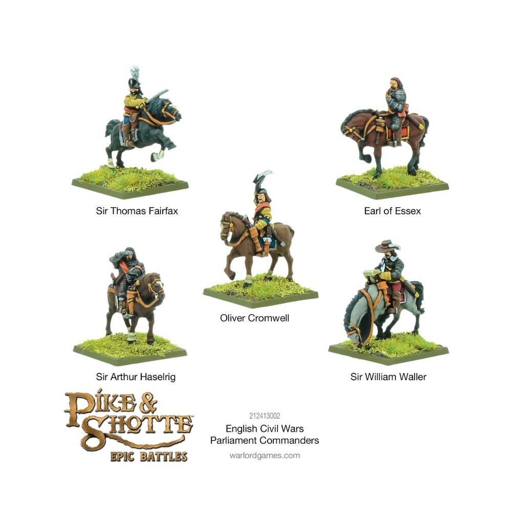 Pike & Shotte Epic Battles - English Civil Wars Parliament Commanders